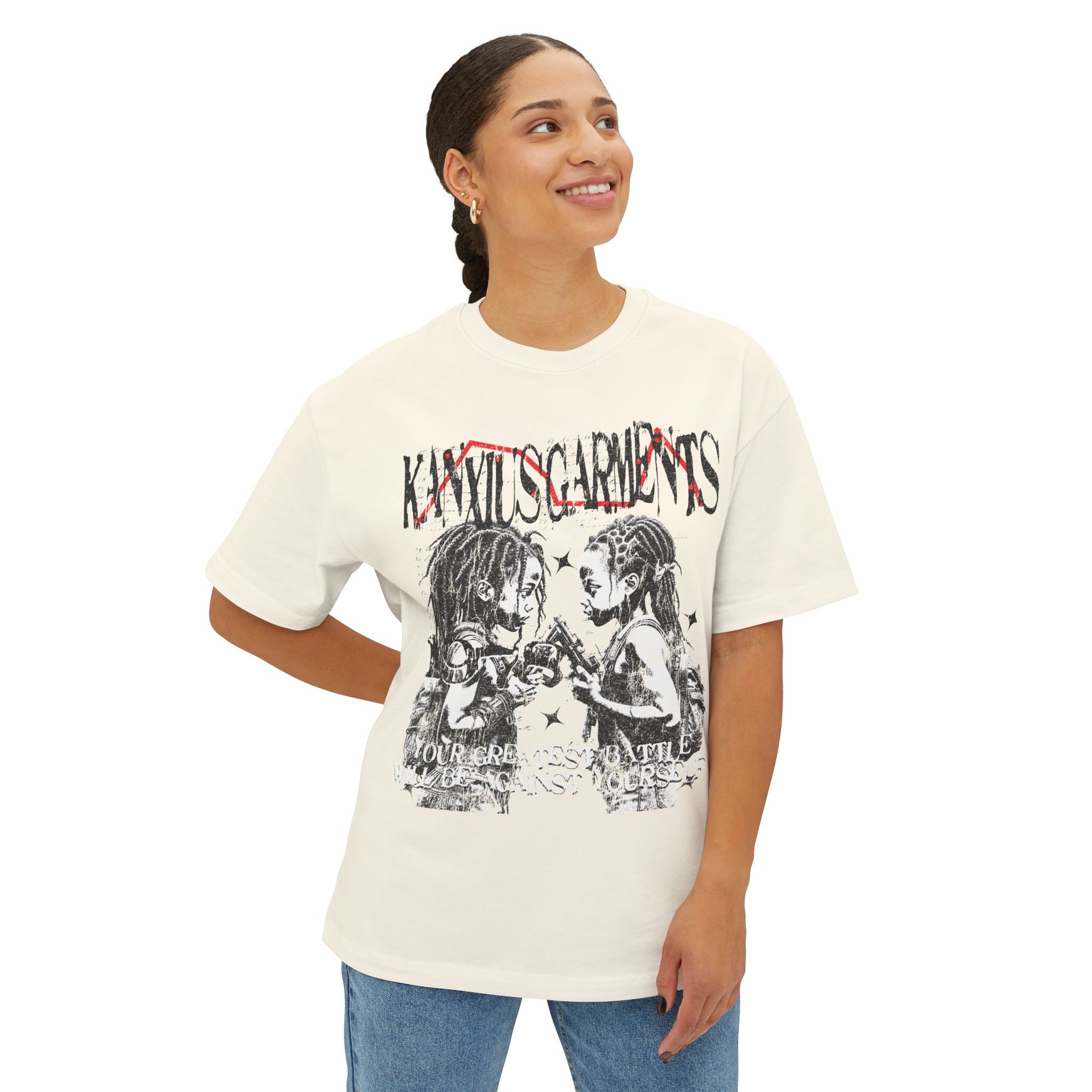 YOUR GREATEST BATTLE WILL BE AGAINST YOURSELF - KÄNXIUS GARMENTS 
