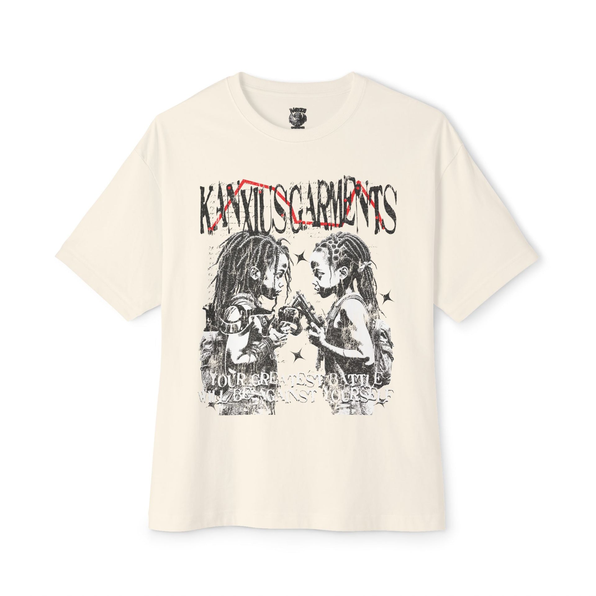 YOUR GREATEST BATTLE WILL BE AGAINST YOURSELF - KÄNXIUS GARMENTS 