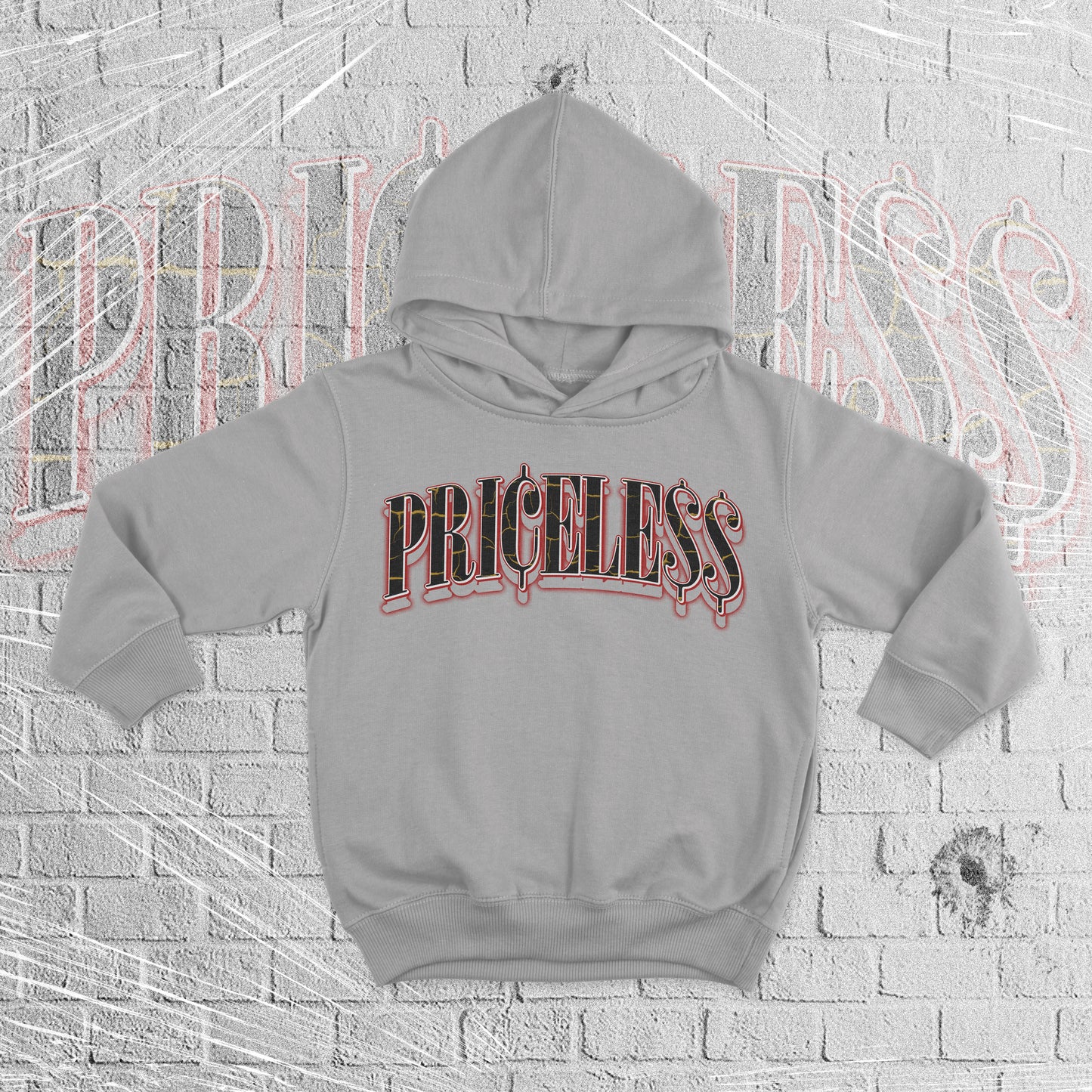 PRICELESS HOODIE (FOR TODDLERS/GRAY)