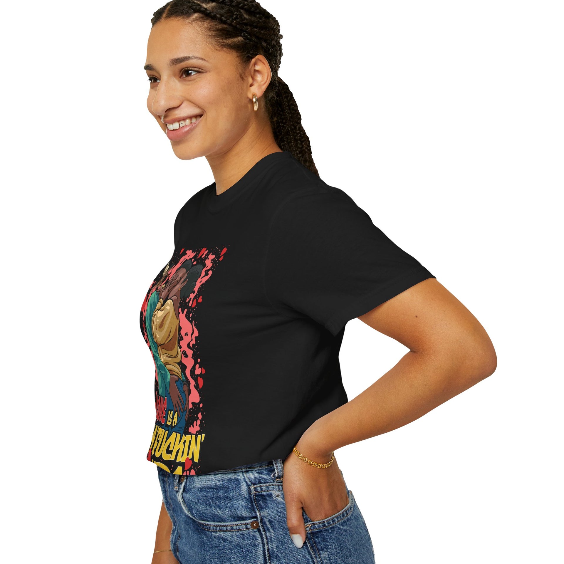 LOVE IS A MA'FUCKIN' VIBE TSHIRT - KÄNXIUS GARMENTS 