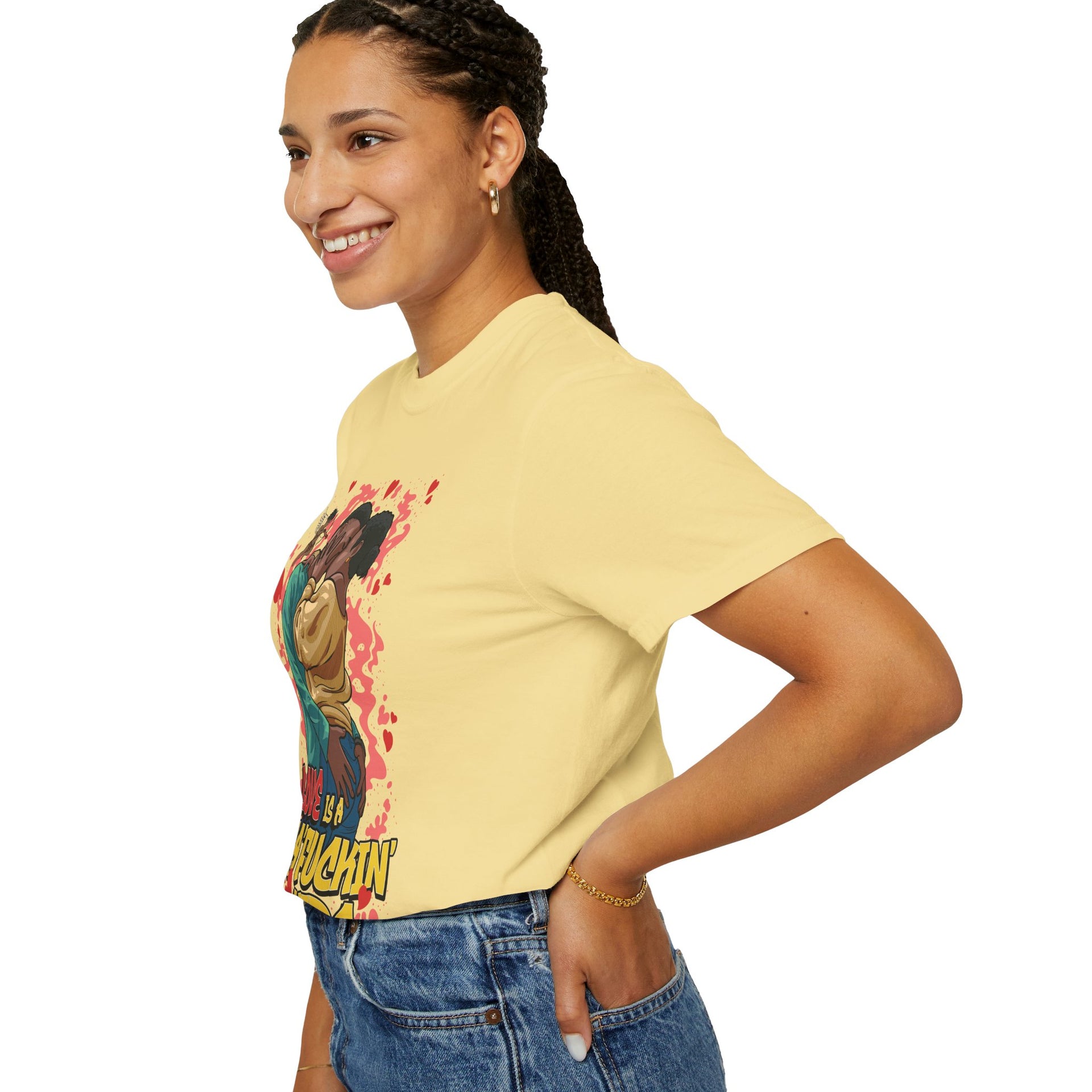 LOVE IS A MA'FUCKIN' VIBE TSHIRT - KÄNXIUS GARMENTS 